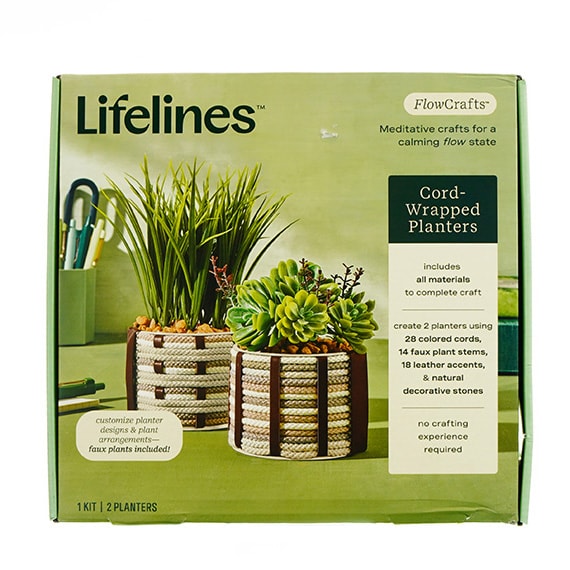 Flow Crafts - Wrap Planter 10.5in x 11.25in x 3.25in