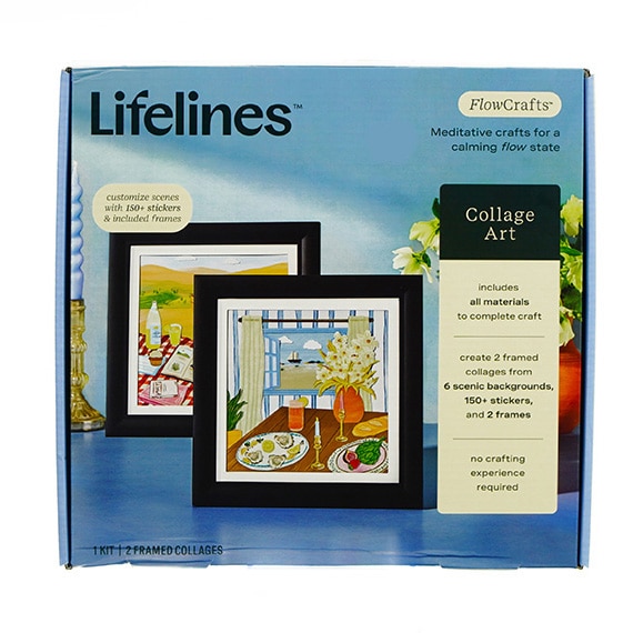 Flow Crafts - Collage Art 10.5in x 11.25in x 2.6in
