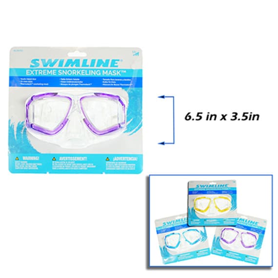 Swim Mask Youth/Adult Thermotech Triview ASST 3