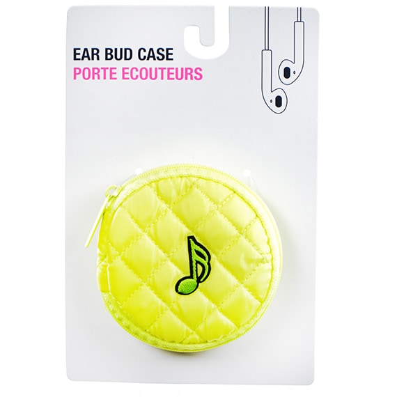 Earbuds Case Coco Quilt Round
