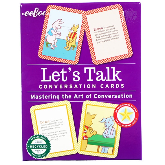 Let's Talk Conversation Cards Age 3+ 7x5in