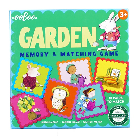 Garden Little Square Matching Game 5x5in