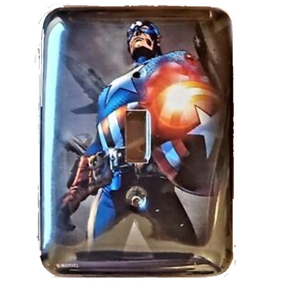 Switch Plate Marvel Captain America SEE NOTES