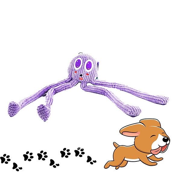Pet Toy Purple Octopus 24