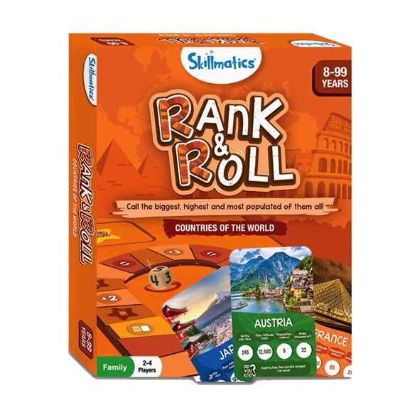 Rank & Roll Countries Of The World Age 8+
