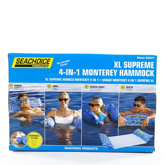 Inflatable Water Hammock, 4-In-1 53X31