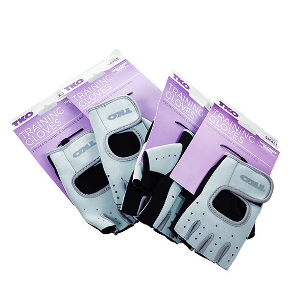 Neoprene Fingerless Gloves (S1/M2/L2/Xl1) White/Black