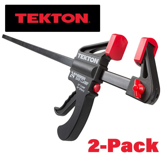 24” Ratchet Bar Clamp / 30” Spreader 2Pc Set