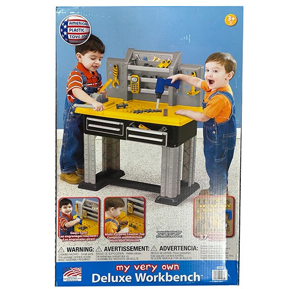 Deluxe Workbench Age 3+ 27x14x33in NOTES-IR