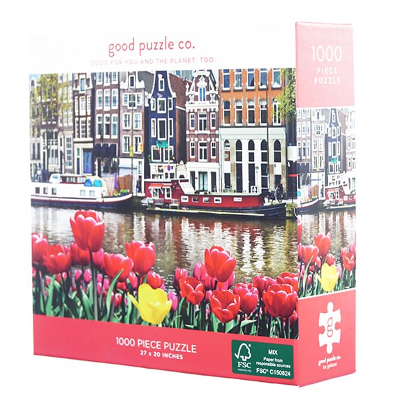 Flowers In Amsterdam 1000PC Puzzle 27X20