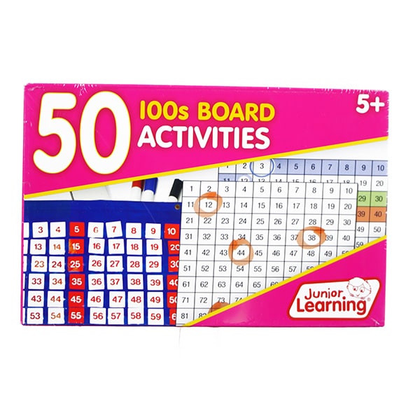 50 100s Board Activities 5+ 5x7in