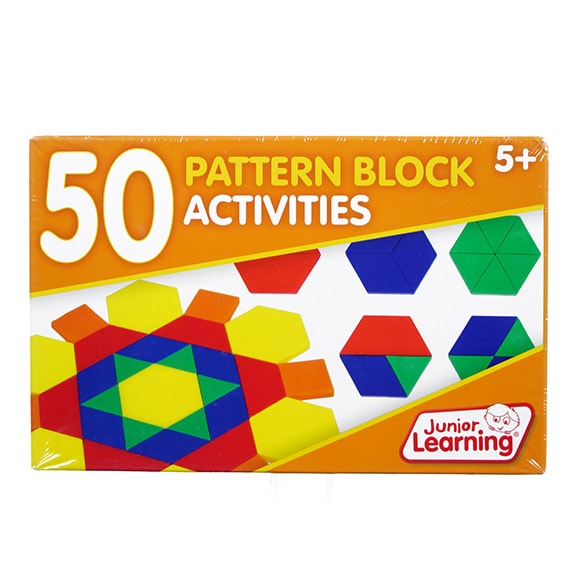 50 Pattern Block Activities 5+ 5x7in